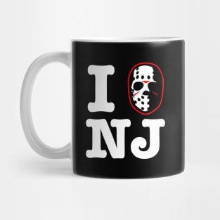 I Hockey Mask New Jersey Mug